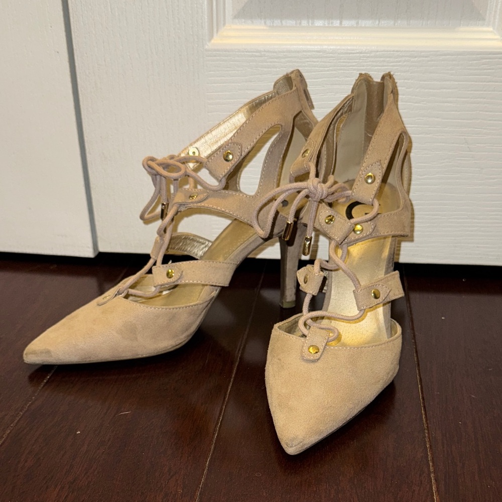 Elegant Tan Women's Heels